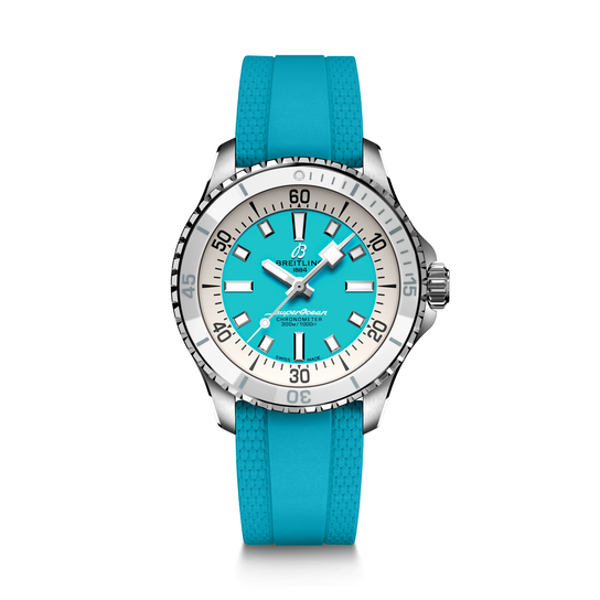 Breitling Superocean Automatic 36 Steel - Turquoise image number 0
