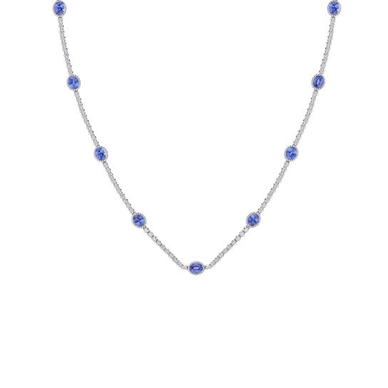 maison birks salon blue sapphire linked necklace sg04574n 8s front image number 0