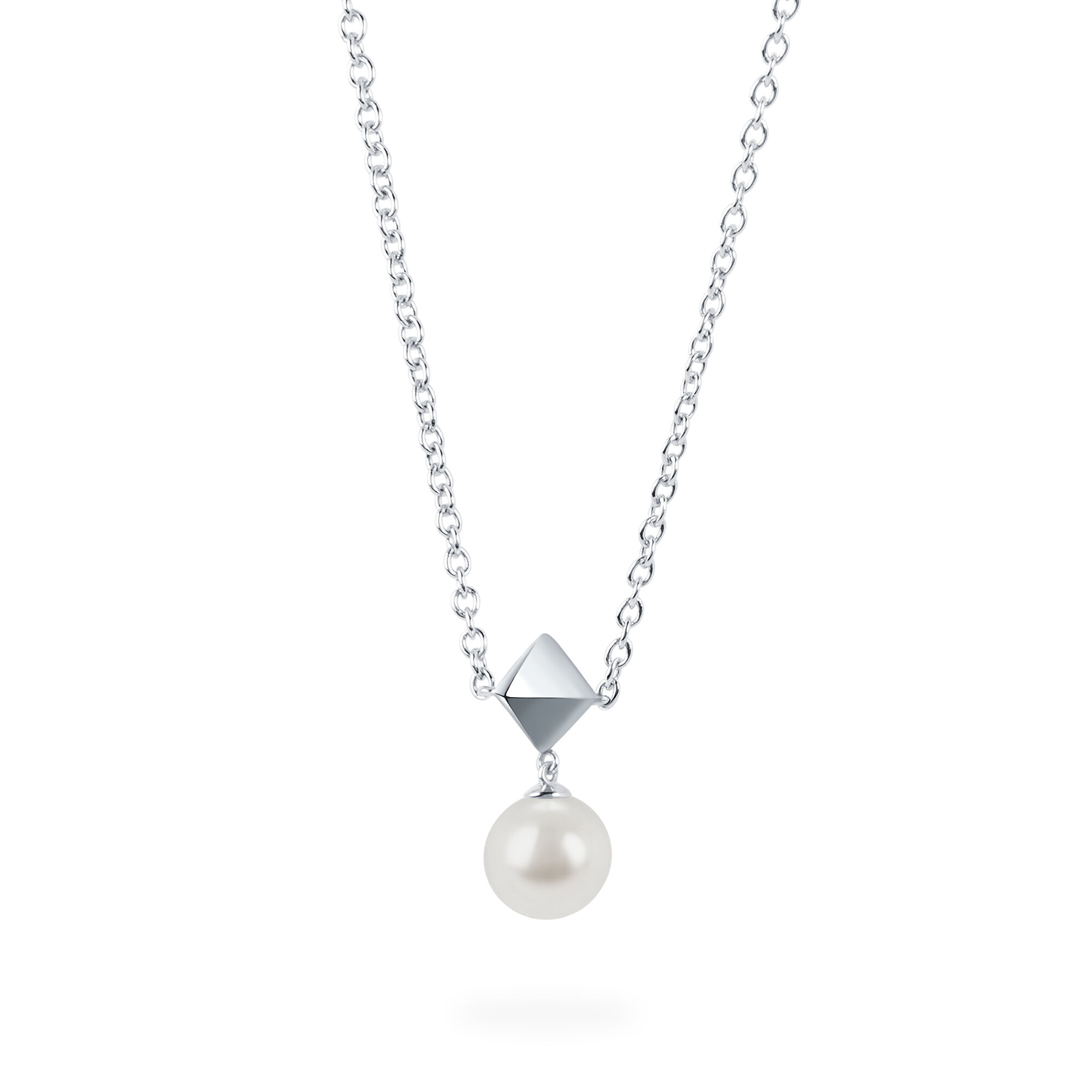 Freshwater Pearl and Stud Drop Necklace Birks Rock Pearl
