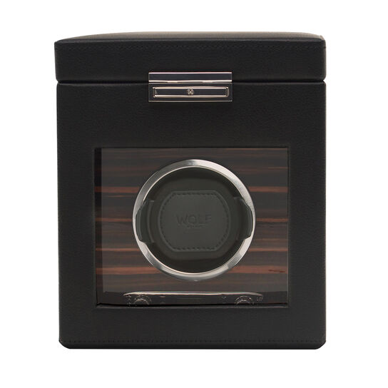 WOLF Roadster Black Single Winder with Storage 4500146794244 Front image number 0