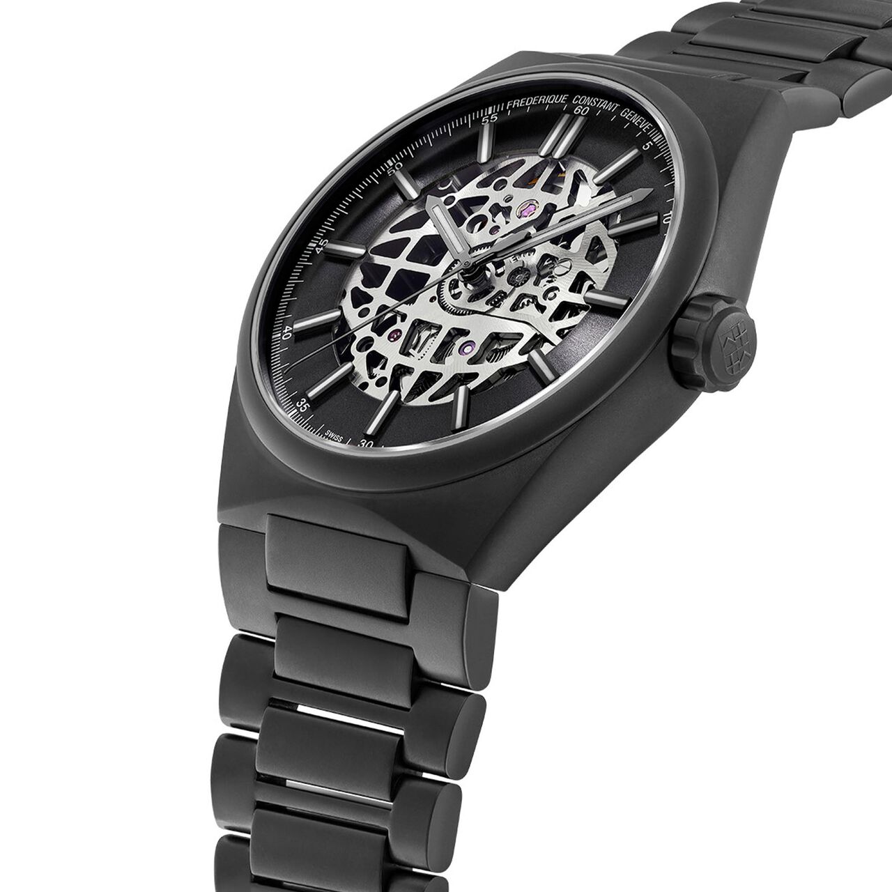 frederique constant highlife skeleton steel titanium fc 310dgskt4tnh6b angle image number 2