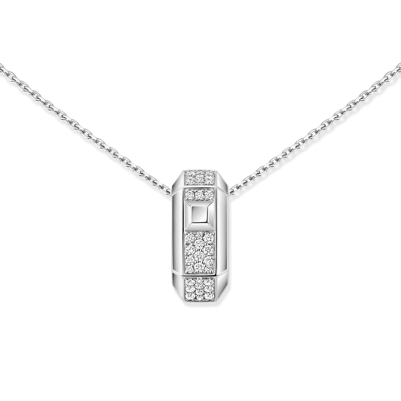 Messika Moderniste White Gold and Diamond Pendant image number 1