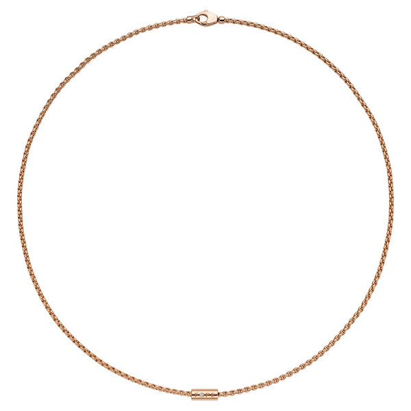 Aria Rose Gold and Diamond Necklace