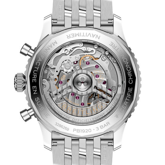 Navitimer Automatic Perpetual Calendar B19 43 mm Stainless Steel and Platium image number 1