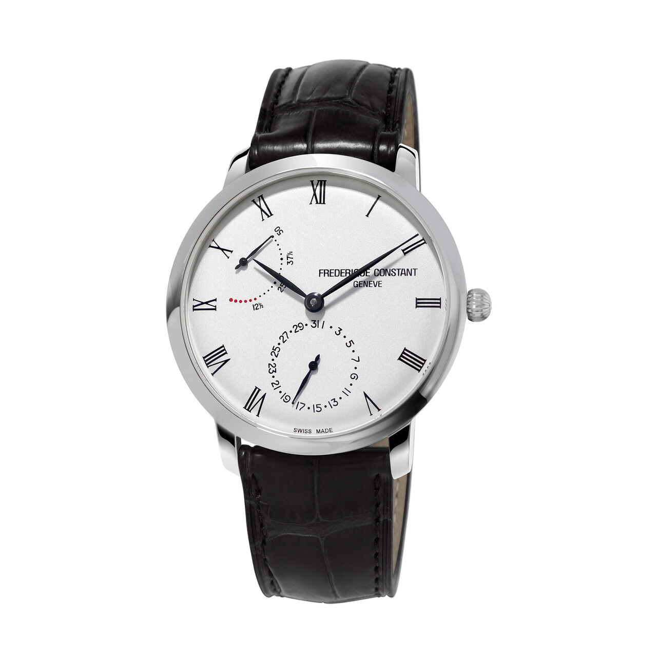 frederique constant slimline power reserve manufacture automatic steel 40mm fc 723wr3s6 image number 0