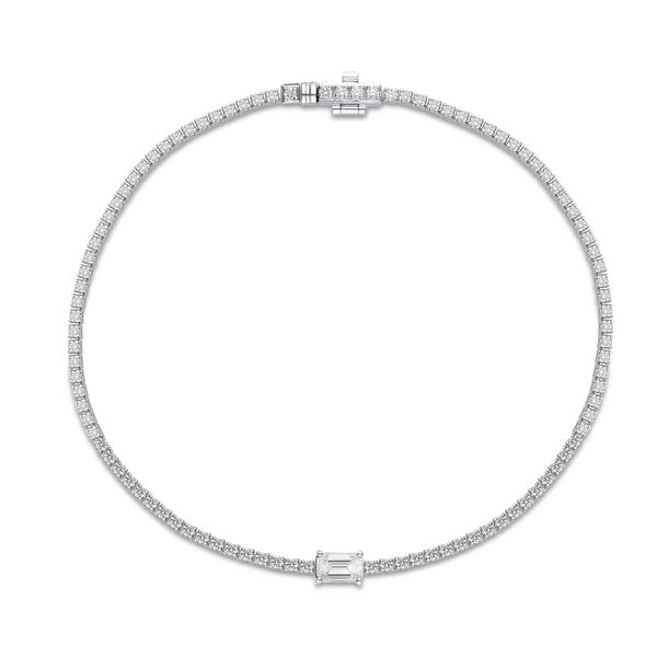 Bracelet en Or Blanc avec Diamants