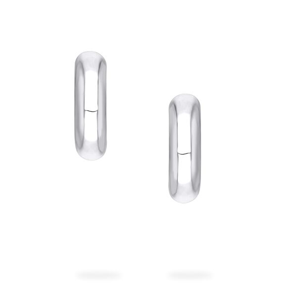 Boucles d'oreilles huggie en argent, 18MM