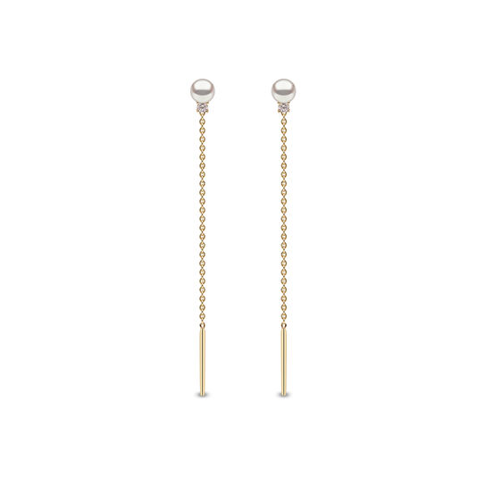 yoko london white gold pearl chain earrings tem0237 6f front image number 0