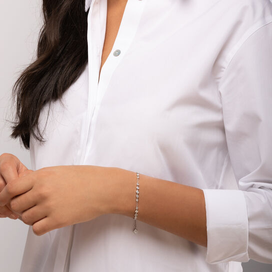 Bracelet en diamants sertis image number 1