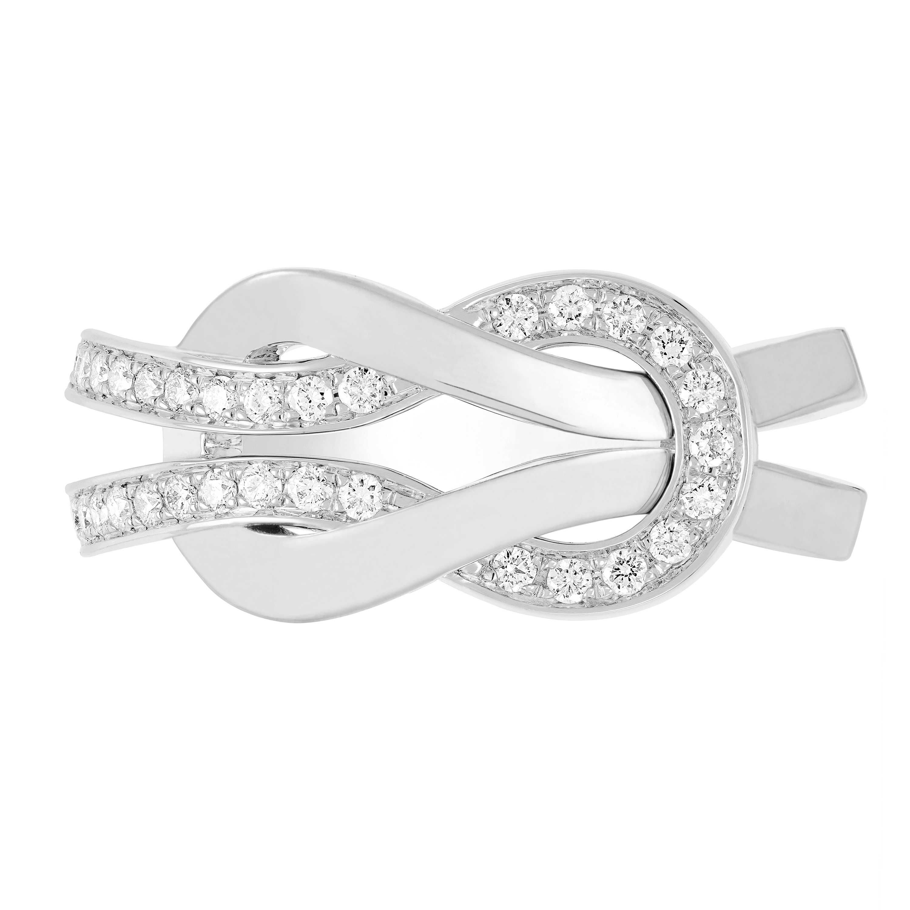 Fred Chance Infinie Medium White Gold Diamond Pav Ring Maison Birks