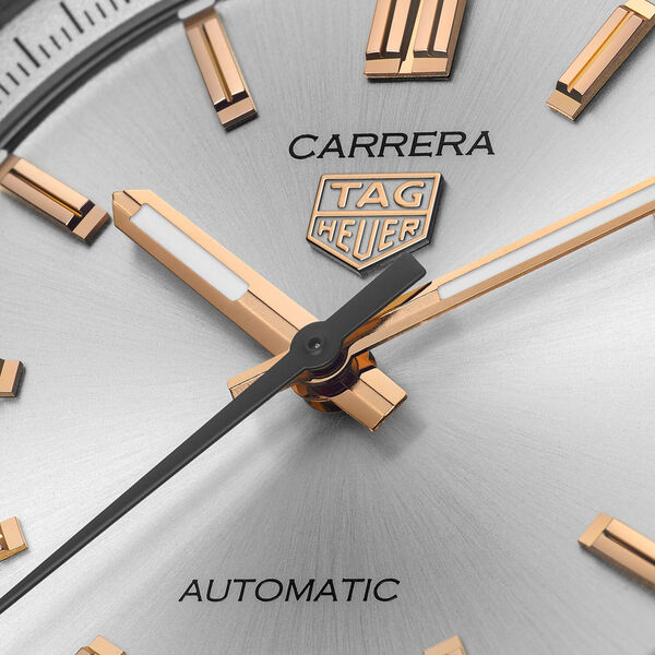 Carrera 36 mm automatique en acier inoxydable