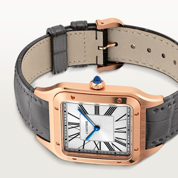 Santos-Dumont Extra Large Manual 47 mm X 34 mm Rose Gold
