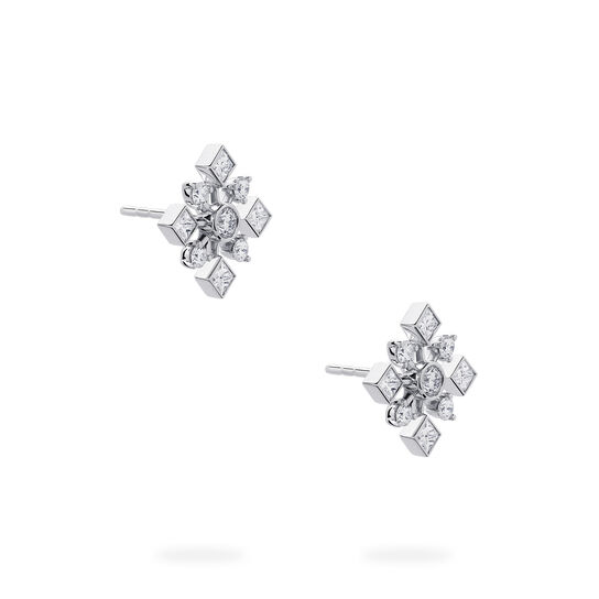 Birks Snowflake Stud Earrings 450016921279 Side image number 3