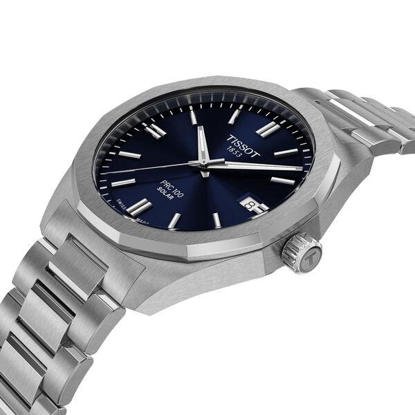 PRC 100 Solar Solar quartz 39 mm en acier inoxydable