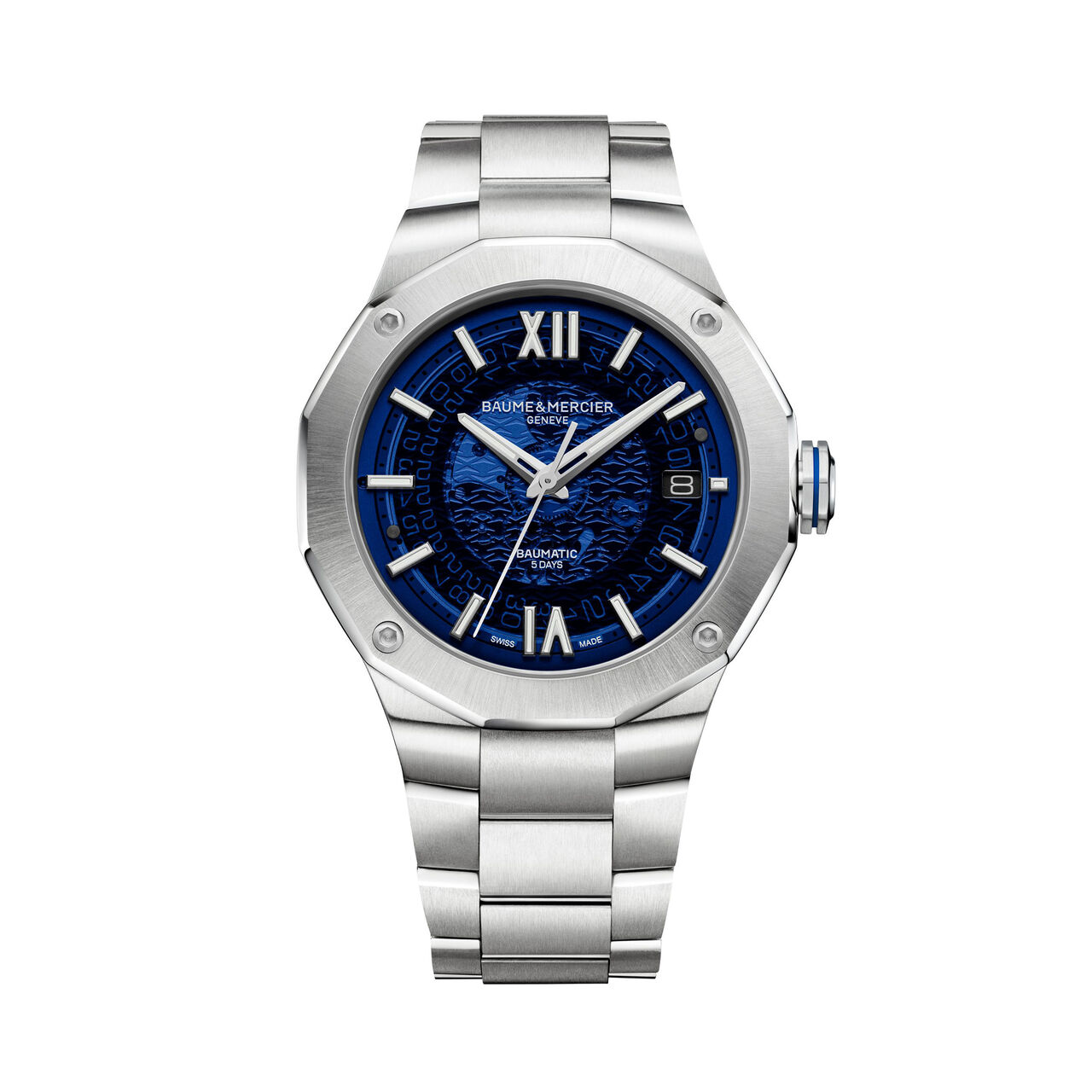 Riviera 42 mm Baumatic automatique en acier inoxydable image number 0