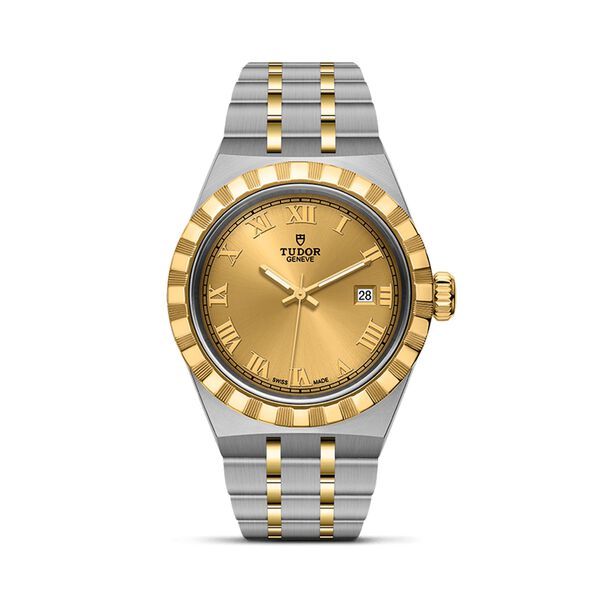 Royal Automatic 28 mm Yellow Gold and Stainless Steel