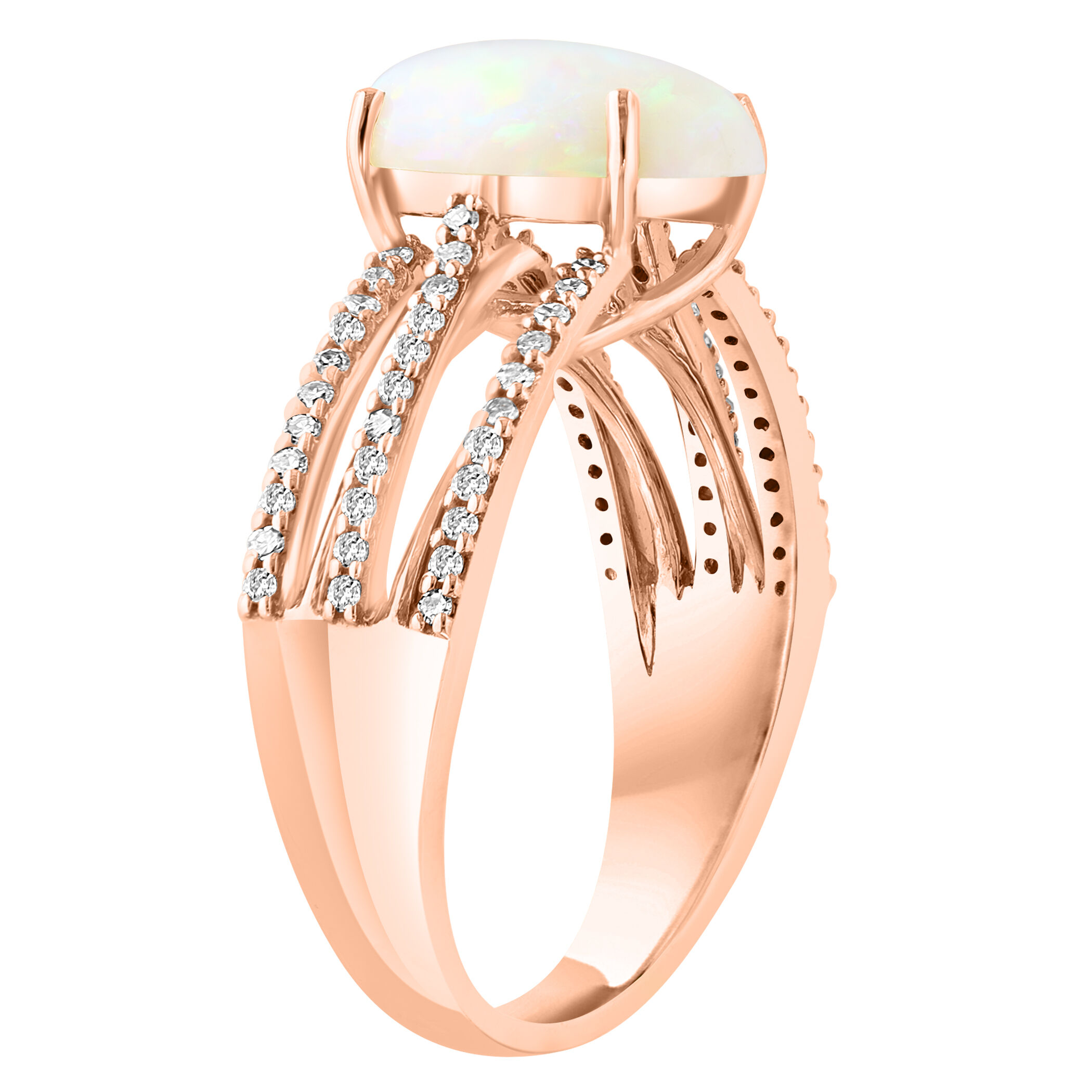 Gold cheap split rings