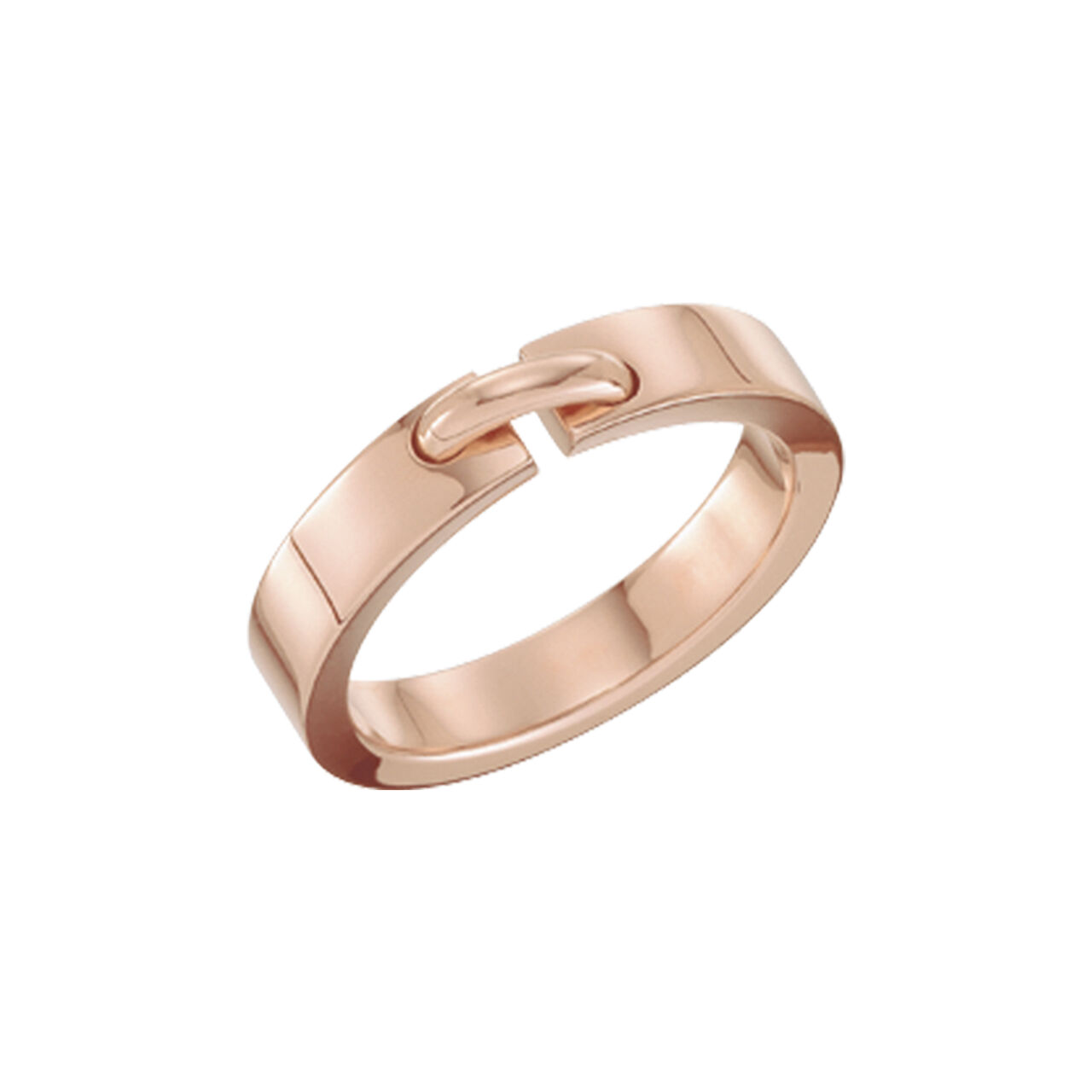 maison birks chaumet liens evidence rose gold wedding band 080543 image number 0