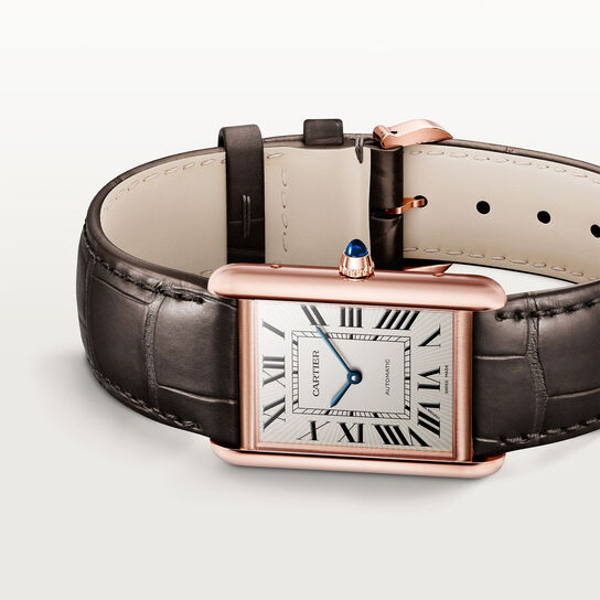Cartier Tank Louis Cartier 38 X 28 mm automatique en or rose, grand mod&egrave;le image number 3