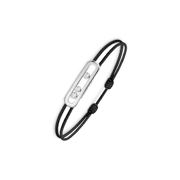 Bracelet Care(s) en or blanc avec diamants