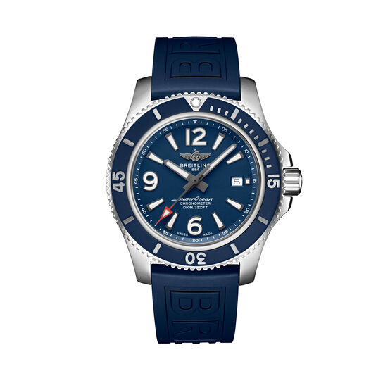 maison birks breitling superocean automatic 44 steel rubber strap tang type a17367d81c1s1 image number 0