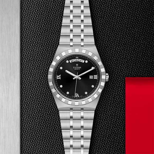 TUDOR Royal Automatic Day-Date 41 mm Stainless Steel and Diamond