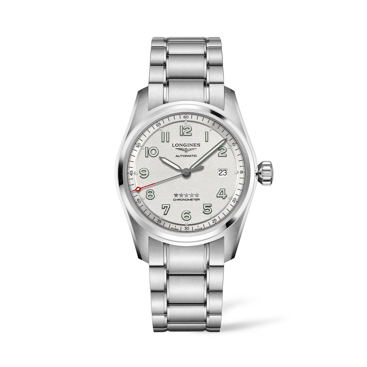 maison birks longines longines spirit automatic steel 40mm l38104739 image number 0