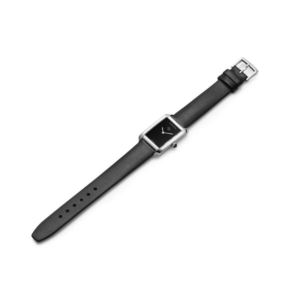 Hampton 35 x 22 mm quartz en acier inoxydable