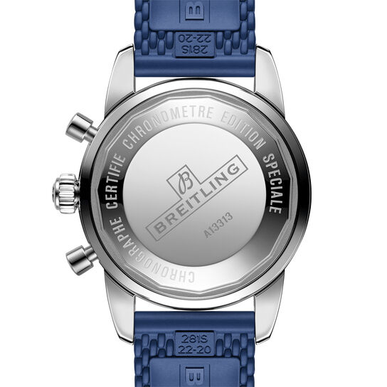 Superocean Heritage Chronograph 44 Steel - Rubber Strap Folding Clasp image number 1