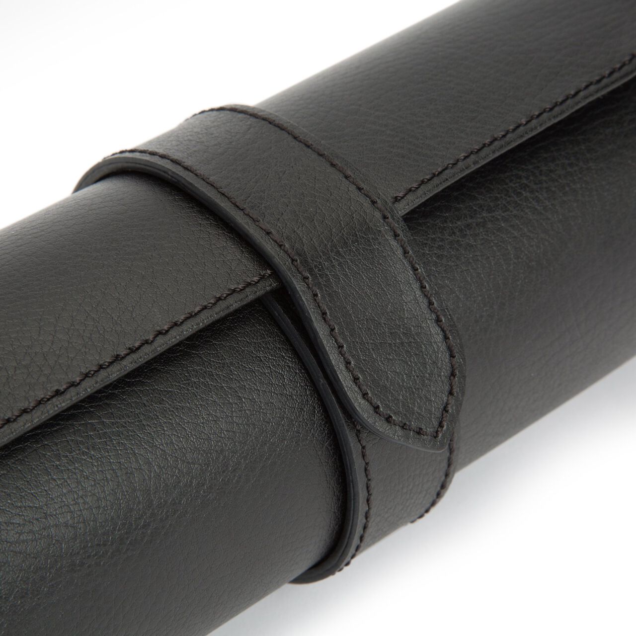 WOLF Blake Black/Grey 3 Piece Watch Roll Details image number 6