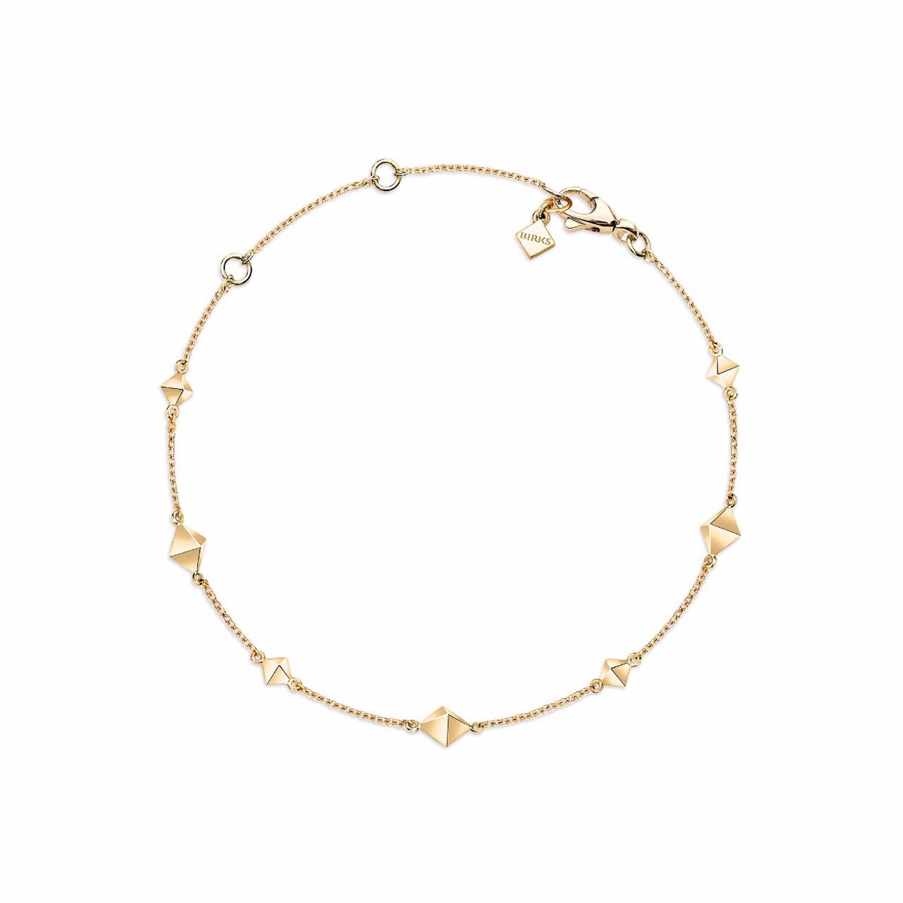 bijoux birks rock pearl yellow gold bracelet image number 0