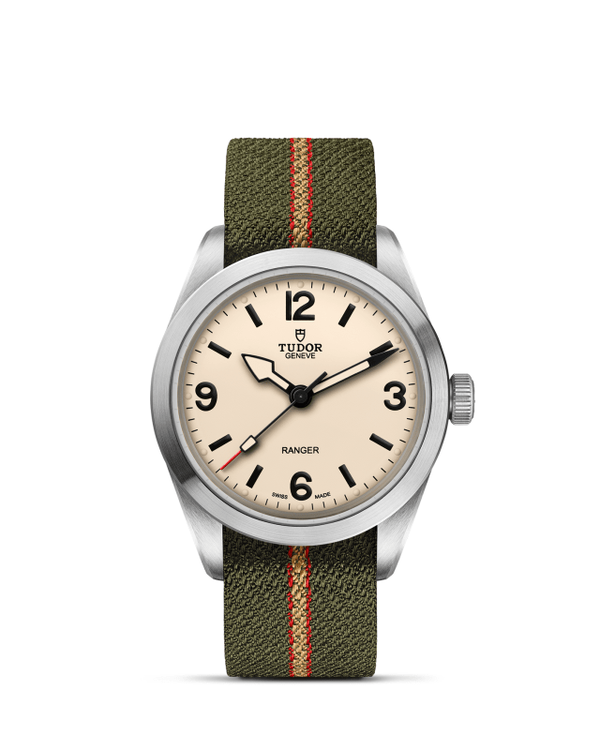 Ranger 39 mm automatique en acier inoxydable
