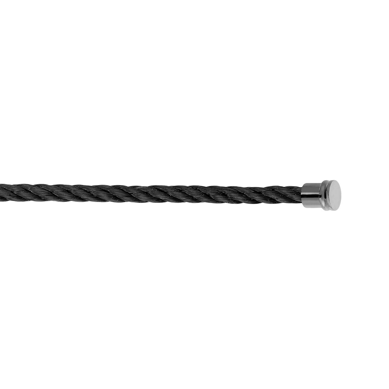 Fred ADLC Stainless Steel Medium Black Cable 6B0372 Details image number 1