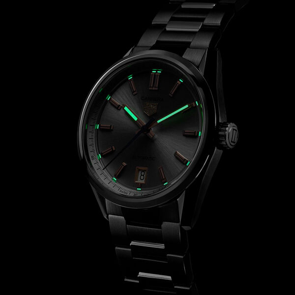 Carrera 36 mm automatique en acier inoxydable