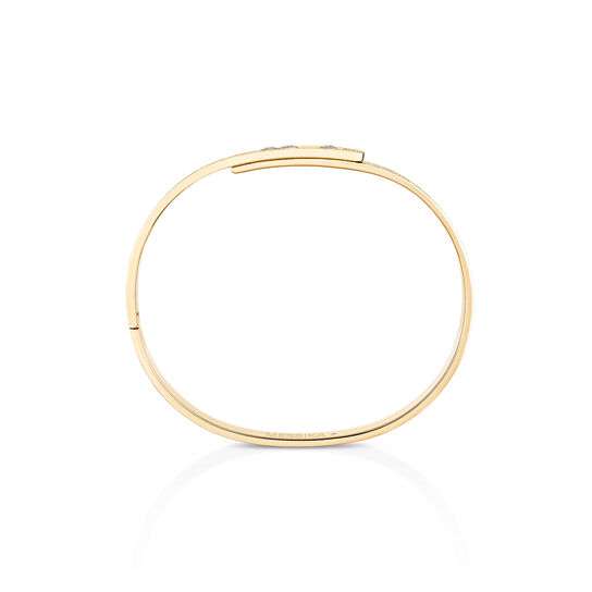 Move Noa Cisel&eacute; Yellow Gold and Diamond Bangle image number 3