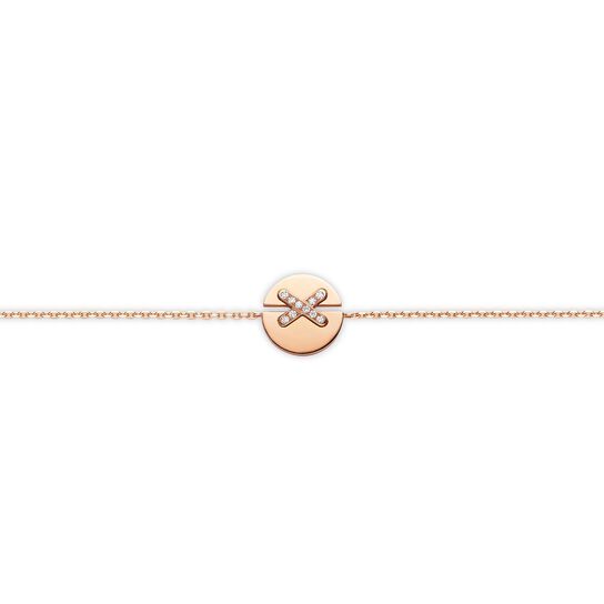 Chaumet Jeux De Liens Harmony Rose Gold Diamond Bracelet image number 0