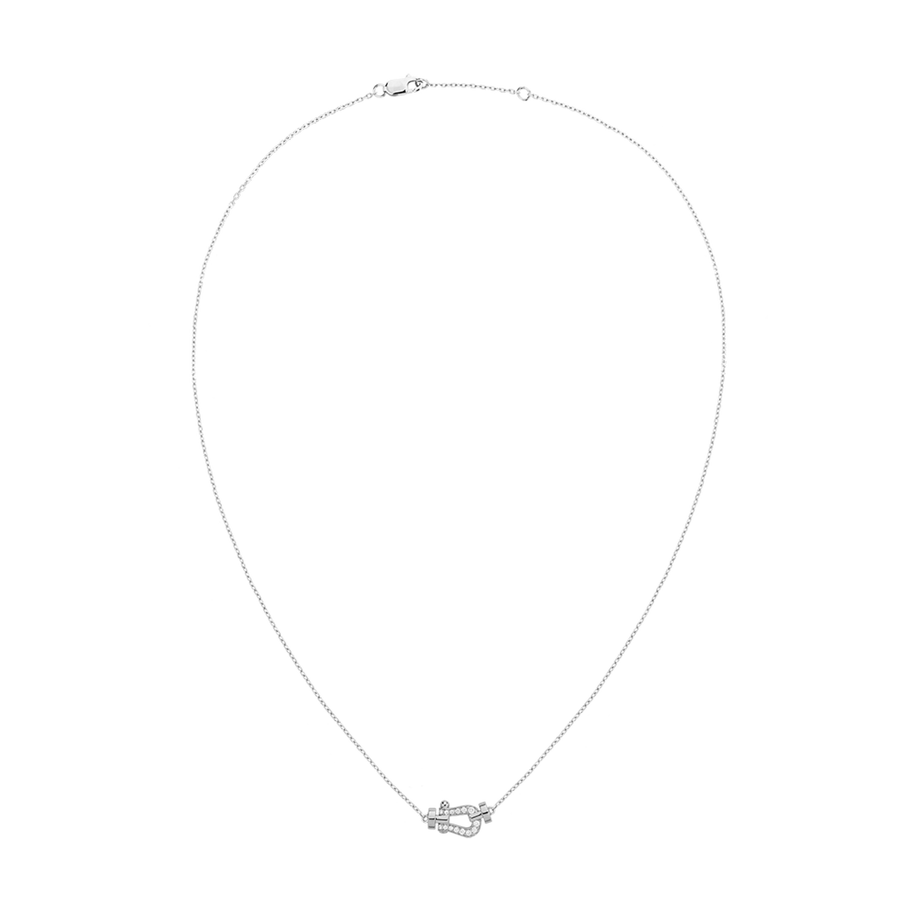 White Gold and Diamond Pav&eacute; Pendant, Chain image number 2