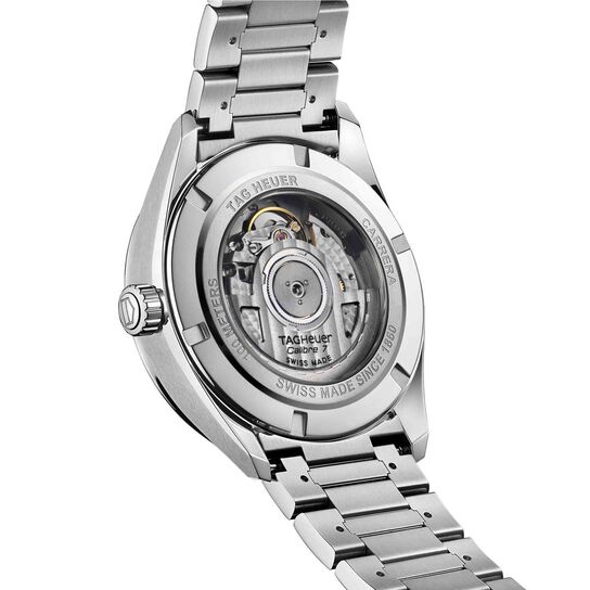 tag heuer carrera automatic twin time steel 41 mm wbn201a.ba0640 back image number 2