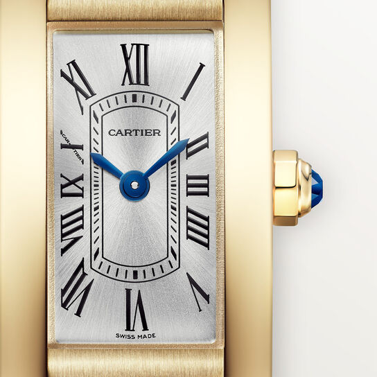 Cartier Tank Am&eacute;ricaine 28 X 15 mm quartz en or jaune, mini mod&egrave;le image number 1