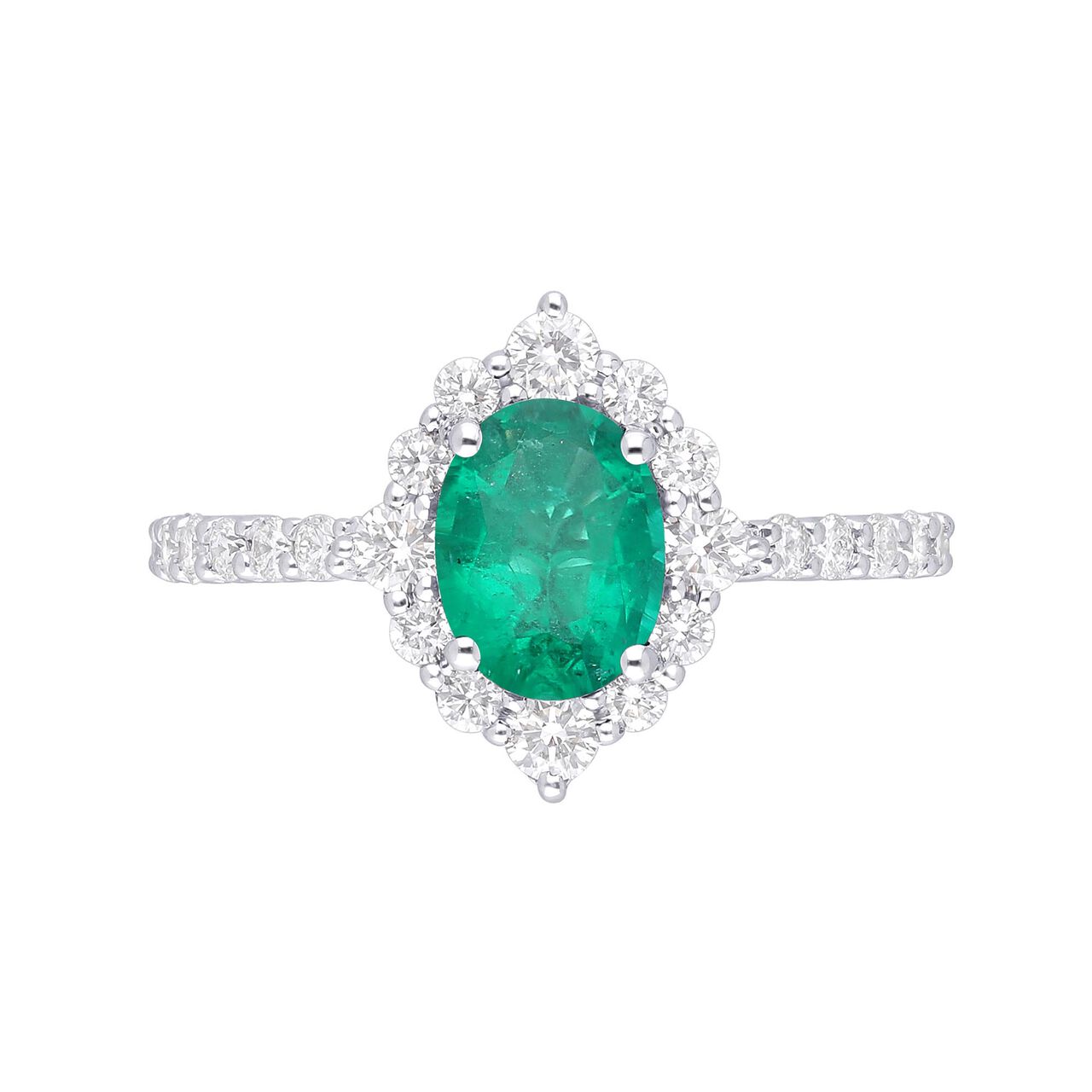maison birks salon oval emerald diamond halo sg12185r 8x6 em front image number 0