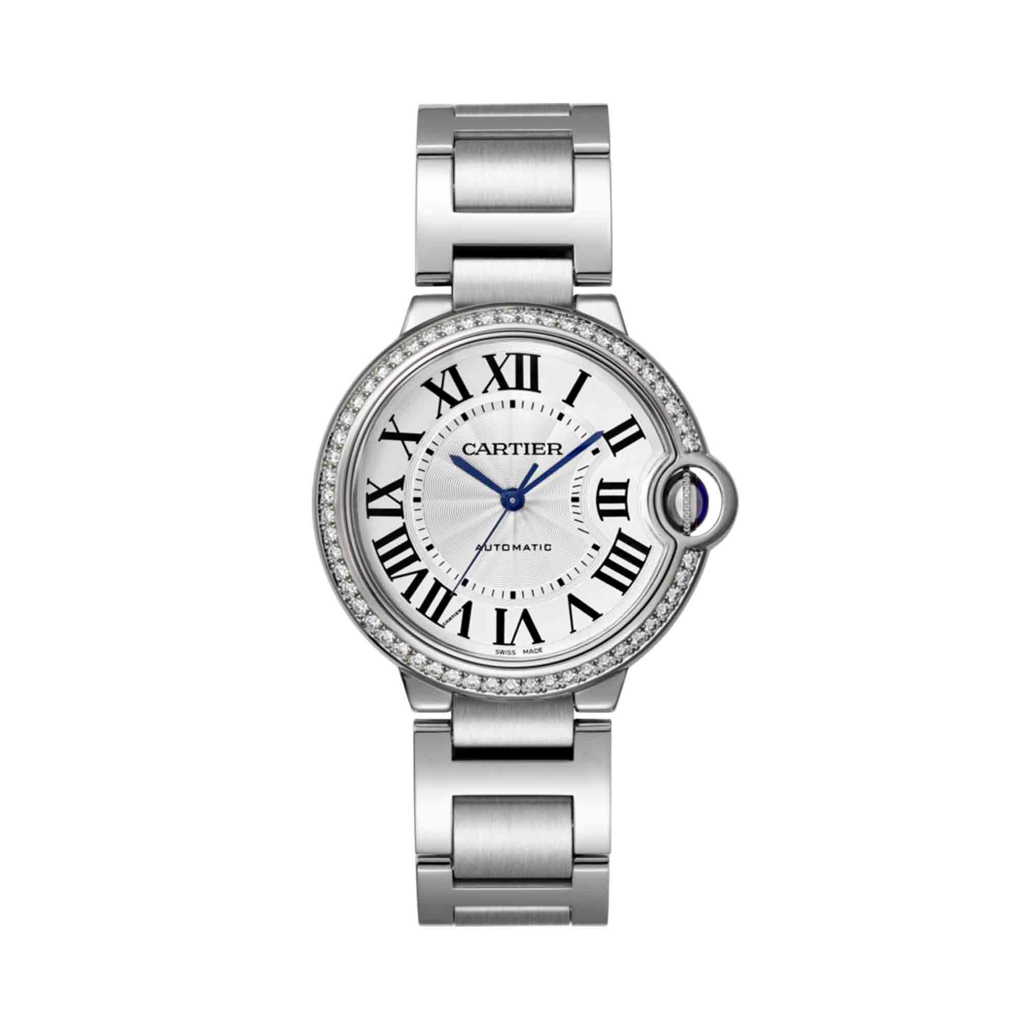 Ballon Bleu de Cartier 36 mm automatique en acier inoxydable et