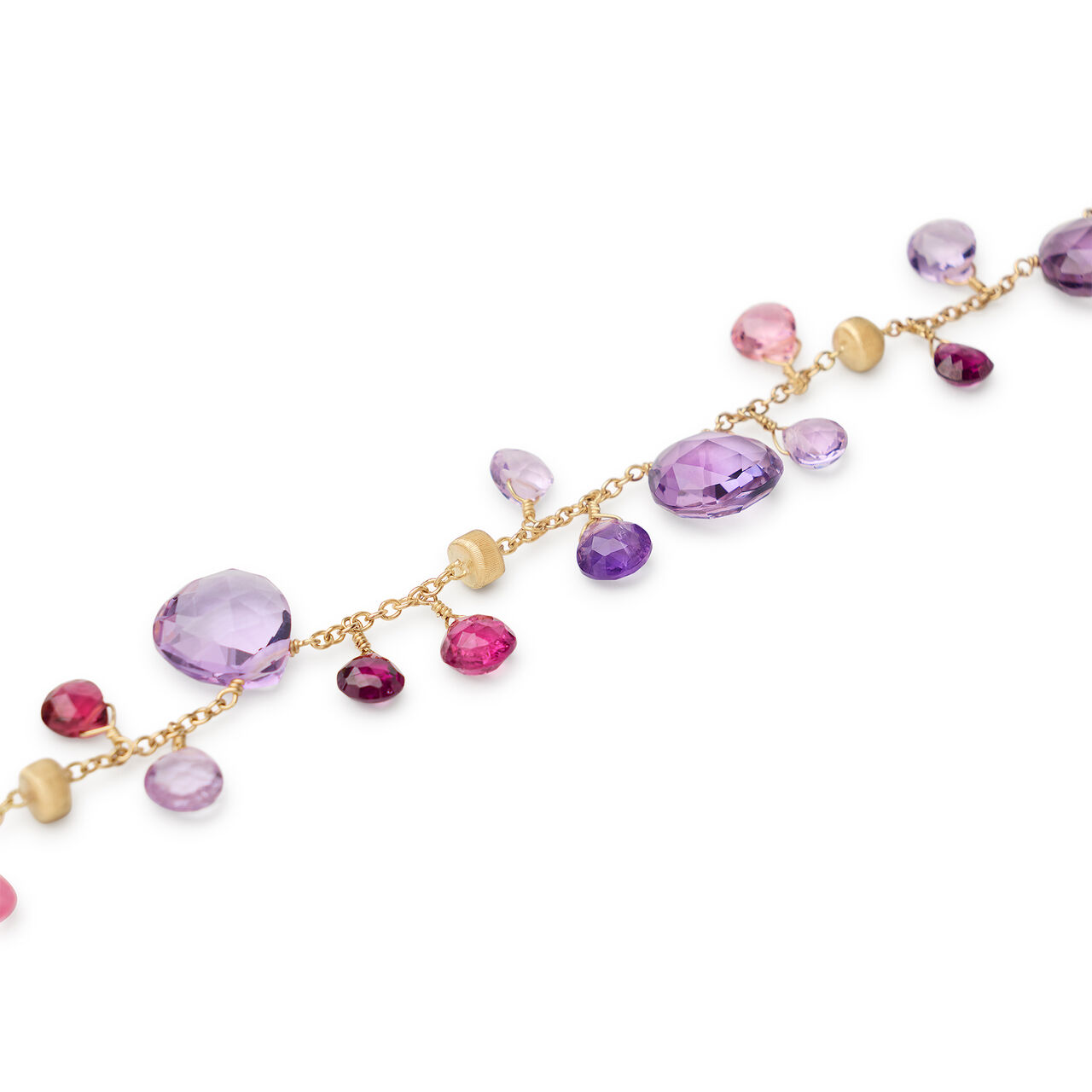 Marco Bicego Bracelet Paradise en or jaune avec Am&eacute;thyste et tourmaline rose BB2584 MIX331 Y 02 image number 2