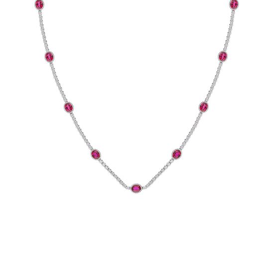 maison birks salon ruby linked necklce sg04574n br front image number 0