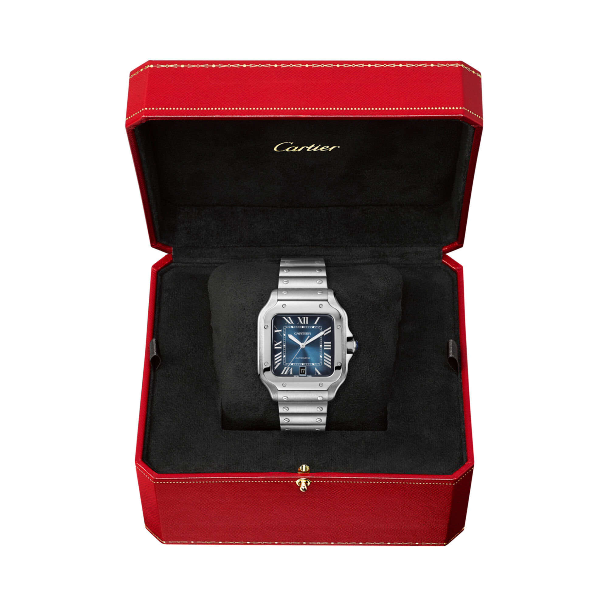 Santos de Cartier Large Model Automatic 39 mm Stainless Steel
