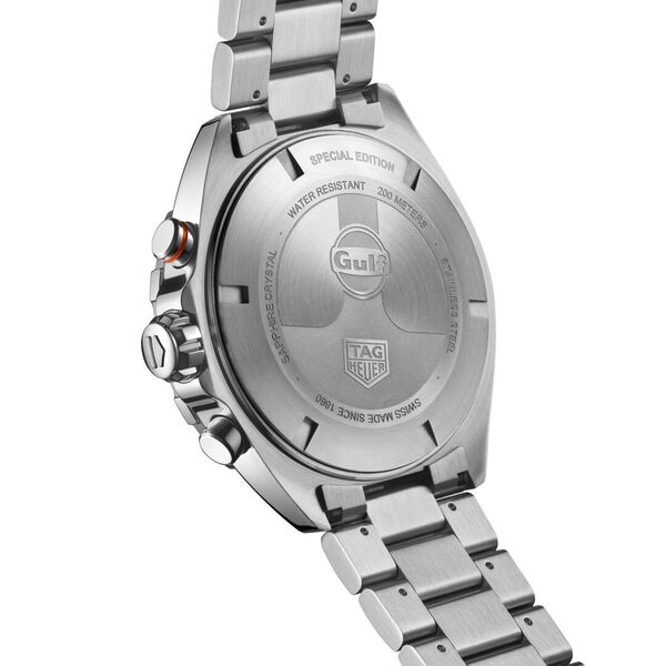 Formula 1 x Gulf 43 mm chronographe quartz en acier inoxydable