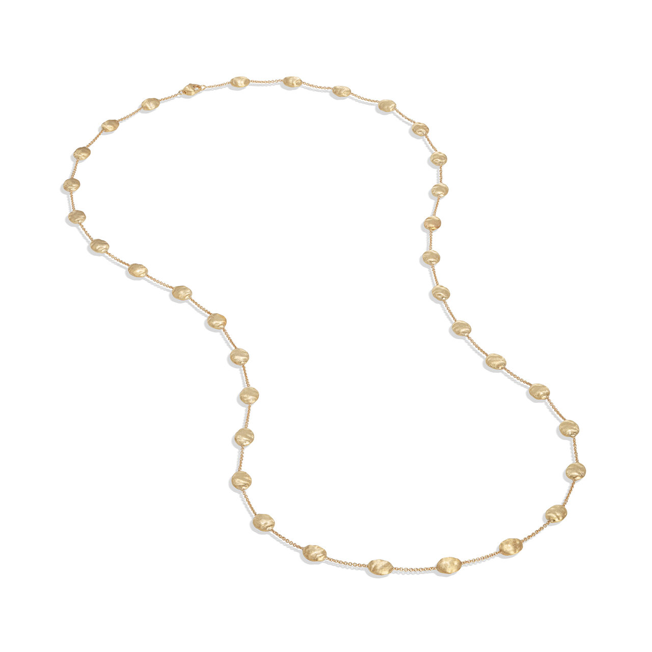 Siviglia Large Yellow Gold Station Necklace image number 0