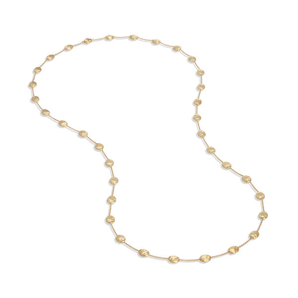 Siviglia Large Yellow Gold Station Necklace
