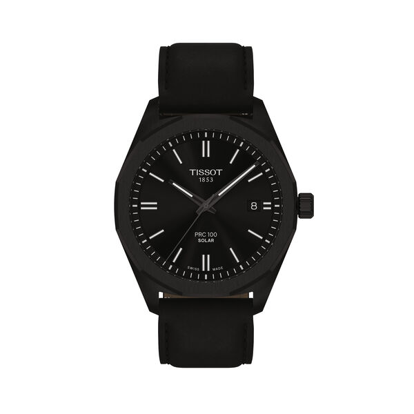 PRC 100 Solar Solar quartz 39 mm en acier inoxydable PVD