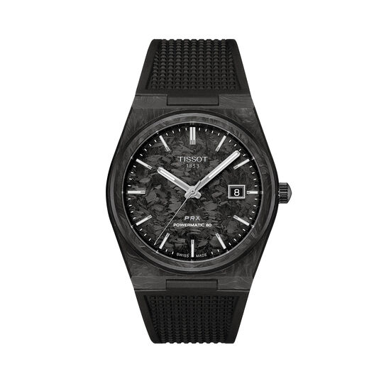 Tissot PRX Automatique 40 mm Carbone et Acier inoxydable PVD &ndash; T1379079720100 image number 0