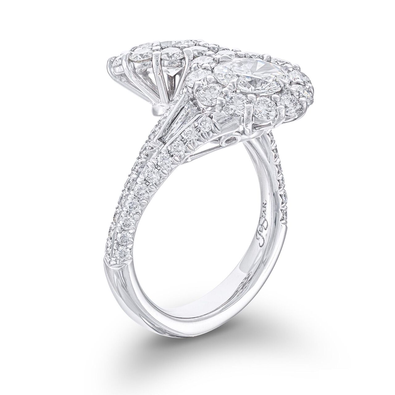 jb star twotogether diamond halo ring 5752 003 standing image number 1